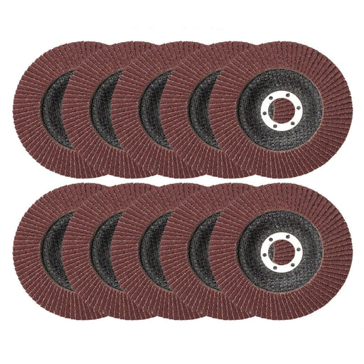 50Pcs Abrasive 5'' 125MM Metal Sanding Flap Disc Angle Grinder 80 Grit by salelink.co.nz