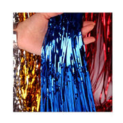 Metallic Tinsel Curtain Foil Backdrop Streamers Decor Foil Door Curtain by salelink.co.nz