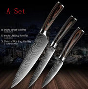 Chef Knives Kitchen Knives Cleaver Slicing Knives A Set by China Dropship