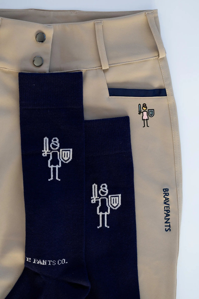 DW Endura Basic-B Breech Navy Trim by The Brave Pants Company