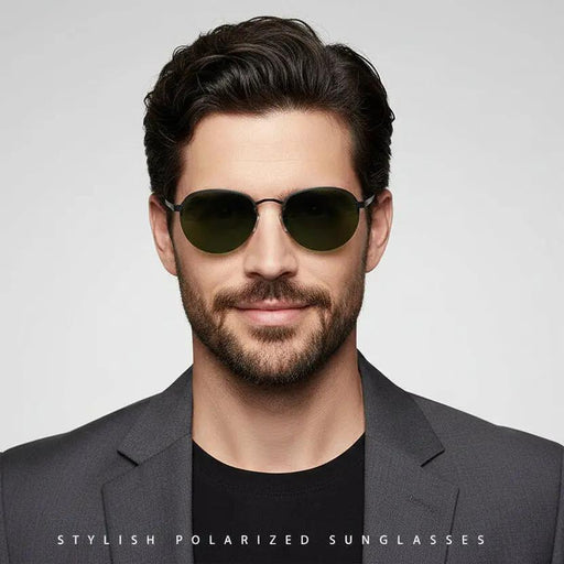 BLACK/ DARK GREEN HD Polarized Lens Sunglasses Anti-Blue Ray Hydrophobic by dealonline.co.nz
