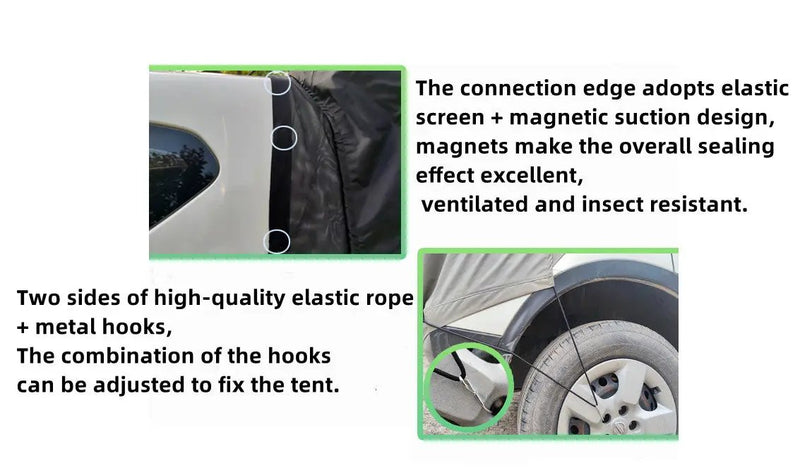 Car Trunk Tent Sunshade Rainproof Tailgate Shade Awning by salelink.co.nz
