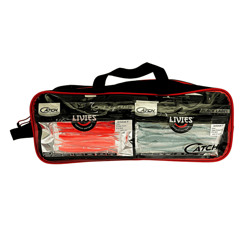 Catch Fishing Tackle Catch Softbait Storage Bag 160mm (Height) x 420mm (Long) x 1 Catch Softbait Storage Bag 160mm (Height) x 420mm (Long) x 1
