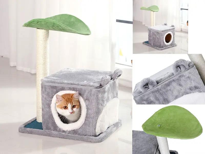 Cat Kitten Tree Scratching Post Climbing Activity Centre Sisal Bed Toy Scratcher by dealonline.co.nz