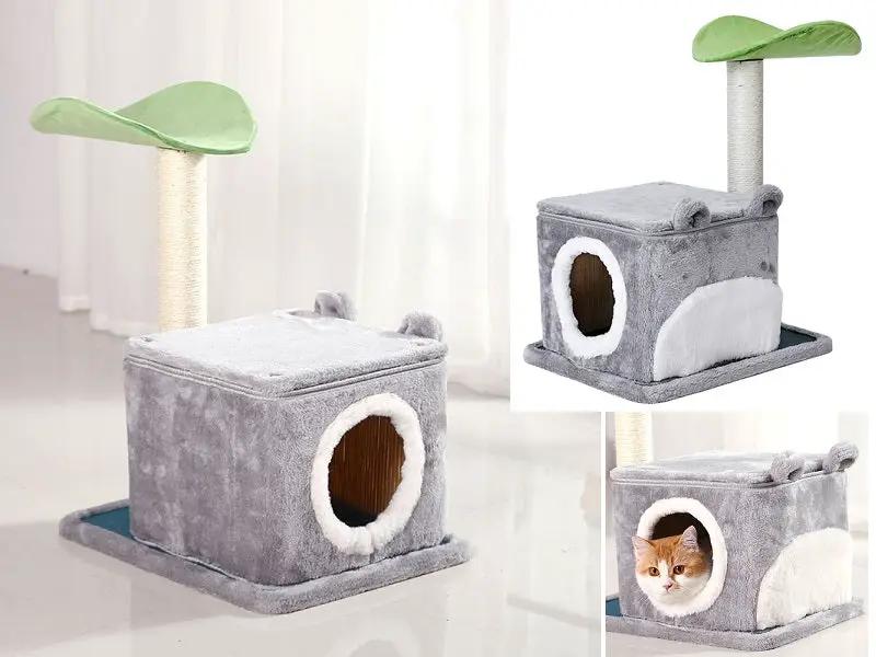 Cat Kitten Tree Scratching Post Climbing Activity Centre Sisal Bed Toy Scratcher by dealonline.co.nz