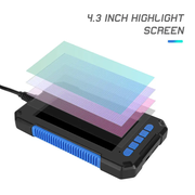 Industrial Endoscope Camera 1080P HD 4.3" LCD Screen Borescope Inspection Camera by salelink.co.nz