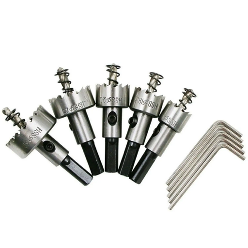 5pcs HSS Hole Saw Kit by salelink.co.nz