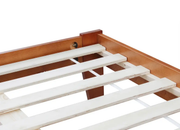 Hartland Solid Wood Bed Base Honey Double by sue-e furniture