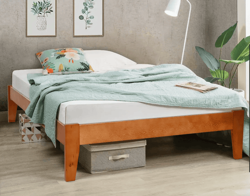 sue-e furniture Bed frames & bases Hartland Solid Wood Bed Base Honey Double Hartland Solid Wood Bed Base Honey Double