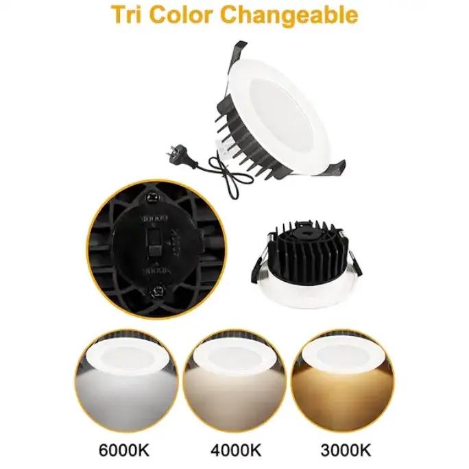 13W 1170 lumens ,Tri-Color Dimmable LED Downlight, Dia 108mm by salelink.co.nz