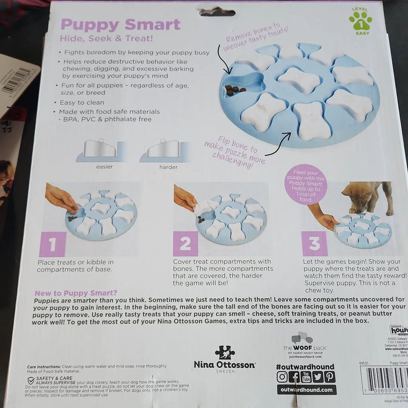 Animal Addiction Limited Dog Toy Nina Ottosson Puppy Smart Hide, Seek and Treat Nina Ottosson Puppy Smart Hide, Seek and Treat