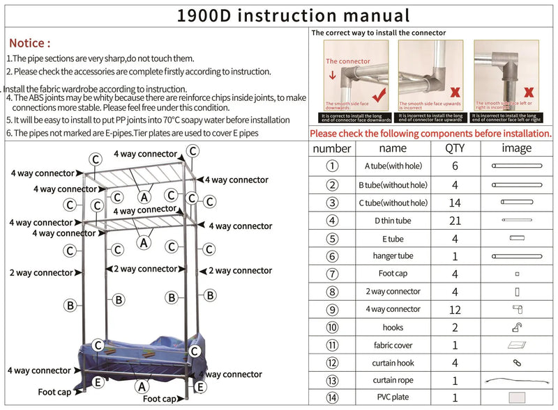 Clothes Wardrobe Organiser by salelink.co.nz