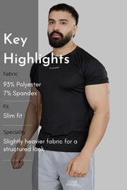 Dash T-shirt Black by Fuaark Nz