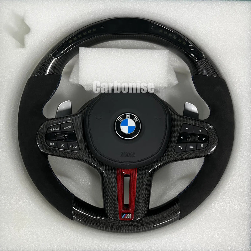 BMW Steering Wheel (Carbon Fiber+Alcantara) #16 by CARBONISE