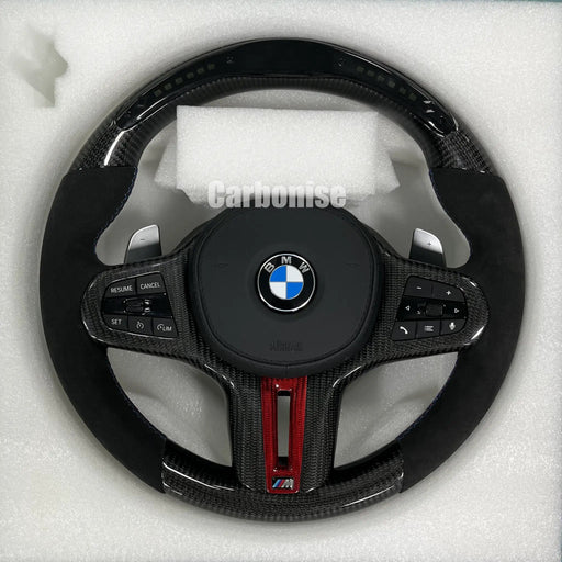 BMW Steering Wheel (Carbon Fiber+Alcantara) #16 by CARBONISE