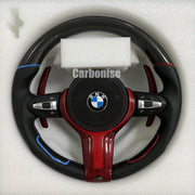 BMW Steering Wheel (Carbon Fiber+Smooth Leather) @16 by CARBONISE