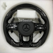 Mercedes-Benz Steering Wheel (Carbon Fiber+Perforated Leather) #16 by CARBONISE