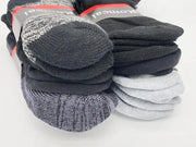 12 Pairs Thermal Socks Work Socks Cushioned Mixed Colour & Pattern by dealonline.co.nz