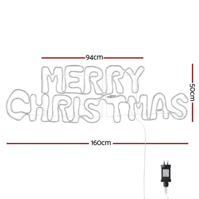 SportZone.co.nz Occasions > Christmas > Outdoor Decorations & Lights 1.6M Christmas Lights Motif 360 LED Rope Light Outdoor Decoration Jingle Jollys 1.6M Christmas Lights Motif 360 LED Rope Light Outdoor Decoration Jingle Jollys