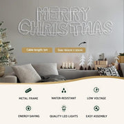 SportZone.co.nz Occasions > Christmas > Outdoor Decorations & Lights 1.6M Christmas Lights Motif 360 LED Rope Light Outdoor Decoration Jingle Jollys 1.6M Christmas Lights Motif 360 LED Rope Light Outdoor Decoration Jingle Jollys
