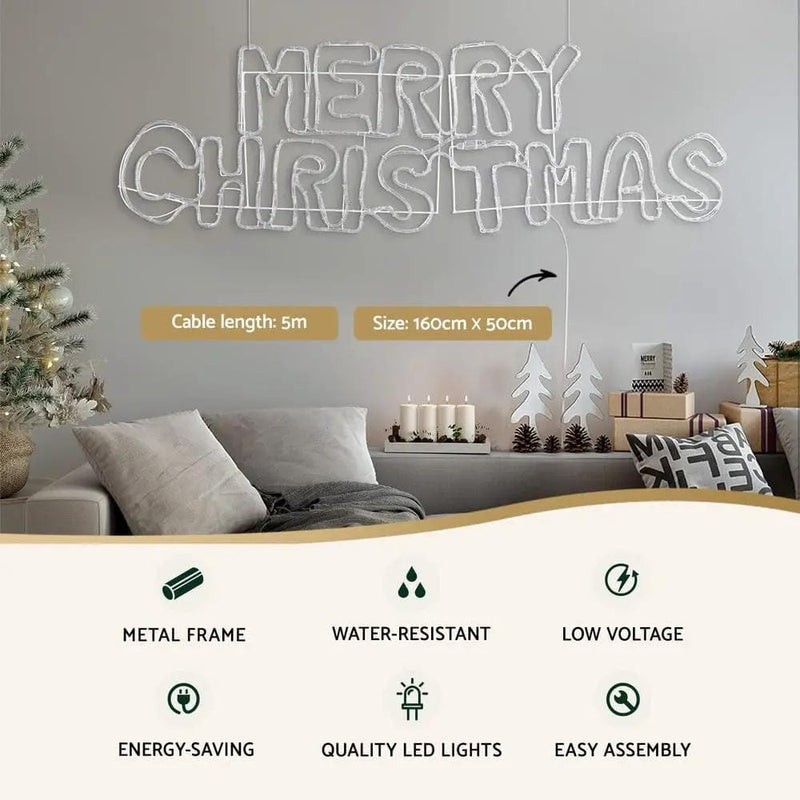 SportZone.co.nz Occasions > Christmas > Outdoor Decorations & Lights 1.6M Christmas Lights Motif 360 LED Rope Light Outdoor Decoration Jingle Jollys 1.6M Christmas Lights Motif 360 LED Rope Light Outdoor Decoration Jingle Jollys