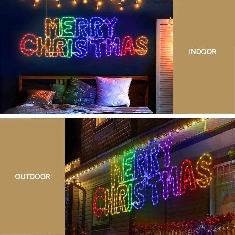 SportZone.co.nz Occasions > Christmas > Outdoor Decorations & Lights 1.6M Christmas Lights Motif 360 LED Rope Light Outdoor Decoration Jingle Jollys 1.6M Christmas Lights Motif 360 LED Rope Light Outdoor Decoration Jingle Jollys