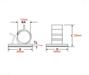 Cable Clips Cable Organiser Management Wire by salelink.co.nz