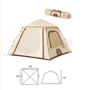 Ecotrek Mobi Garden x LINE FRIENDS Auto Tent 3–4 Person – Brown Bear MGD2435 by ECOTREK