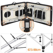 Adjustable Massage Bed Folding Salon Bed Massage Couch by Yaheetech