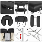 Portable 2 Fold Aluminum Massage Bed by Yaheetech