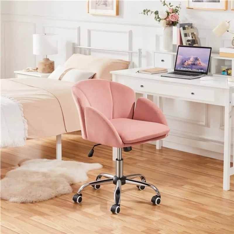 Cute Desk Chair for Home Office Makeup Vanity Chair by Yaheetech