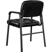2pcs Office Reception Chairs Faux Leather Guest Chairs by Yaheetech