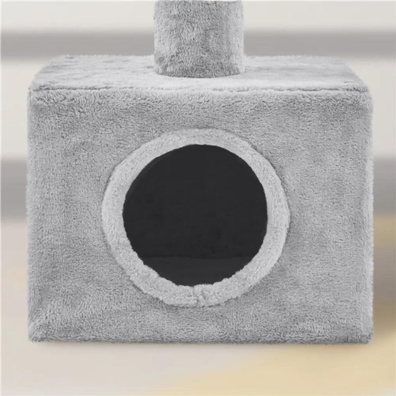 2.3-2.7M Floor-to-Ceiling Cat Tree Adjustable Tall Cat Tower by Yaheetech