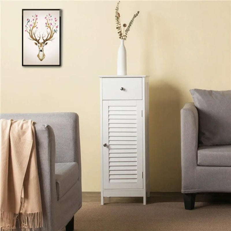 Bathroom Kitchen Floor Storage Cabinet by Yaheetech
