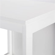 White Bathroom Cabinet 2 Hideaway Drawers 1 Shelf by Yaheetech