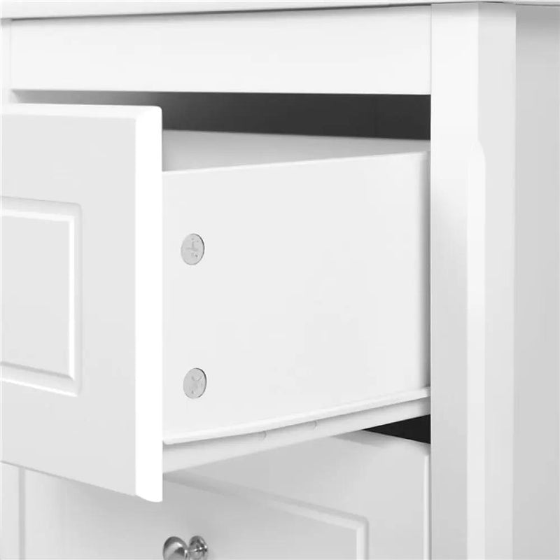 End Table Side Table Nightstand Bedside Table with 2 Drawers by Yaheetech