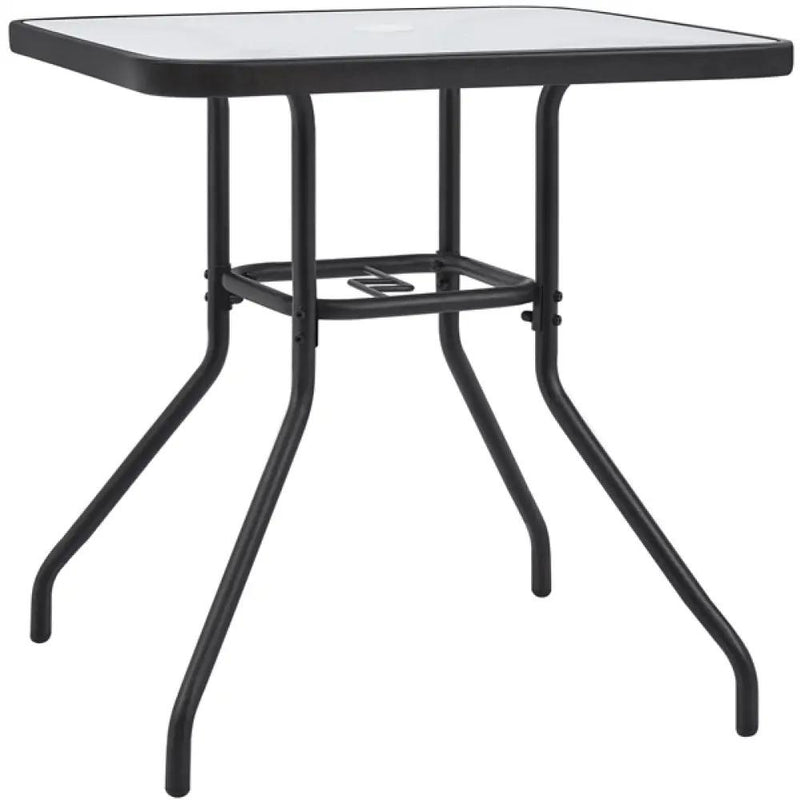 Outdoor Coffee Table Patio Square Bistro Table by Yaheetech