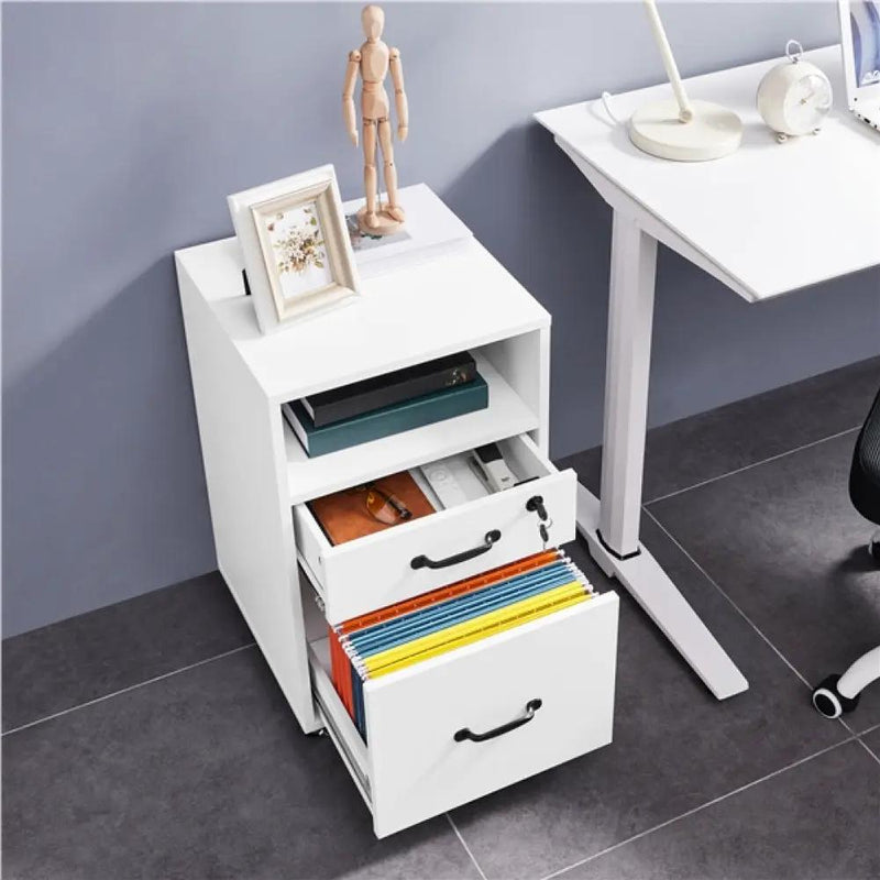 Brand New 2 Drawer Side Table End Table File Cabinet by Yaheetech