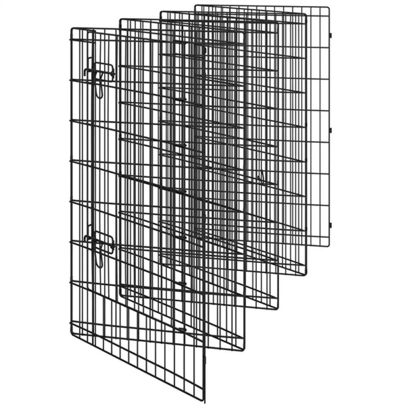 8 Panel Foldable Metal Dog Exercise Pen by Yaheetech