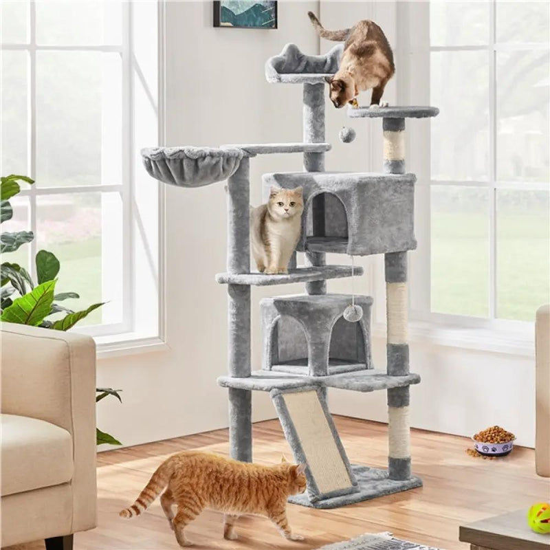146cm Height Cat Tree Condo Kitten Tree Tower by Yaheetech