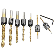 8pcs Woodworking Countersink Drill by salelink.co.nz