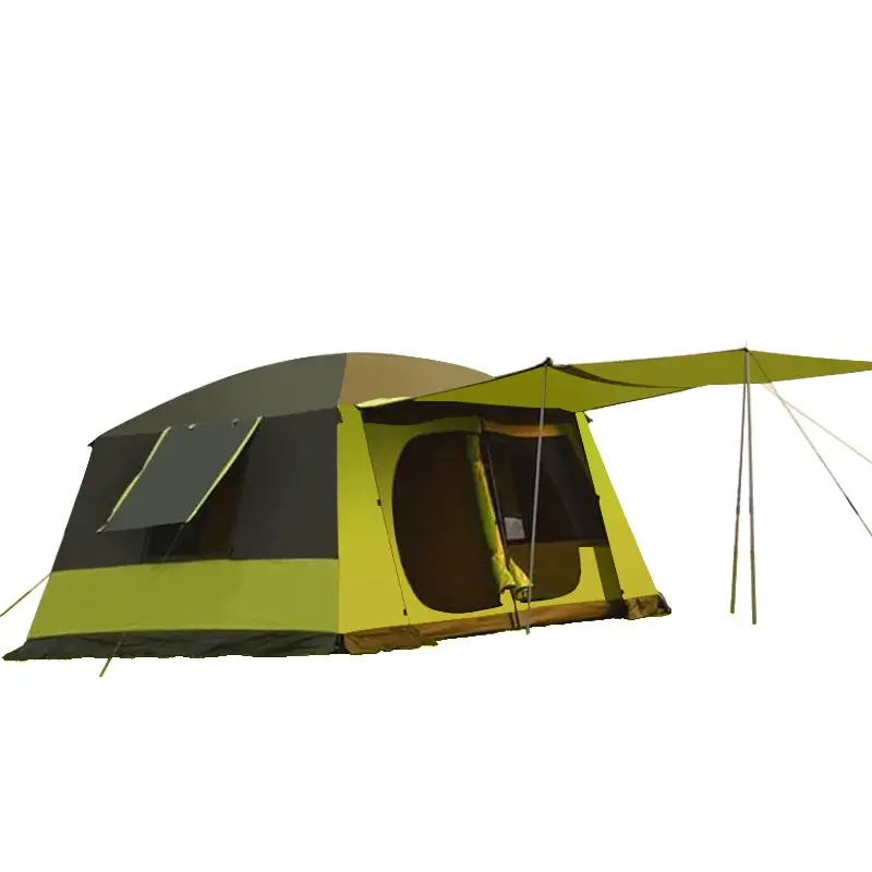Camping Tent 420x305x210cm - Green by salelink.co.nz