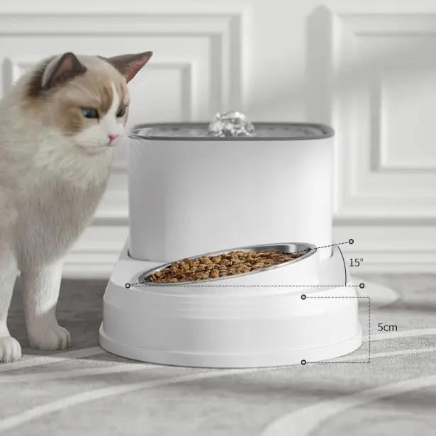 Pet Water Fountain and Food Bowl by salelink.co.nz