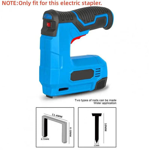 2000pcs Cordless Electric Stapler Nails T Shape by salelink.co.nz