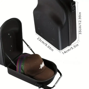 Baseball Hat Box Travel Caps Storage Organizer Case by salelink.co.nz