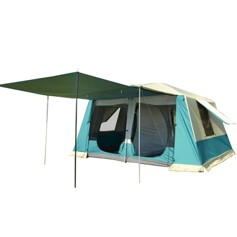 Camping Tent 420x305x210cm - Blue by salelink.co.nz