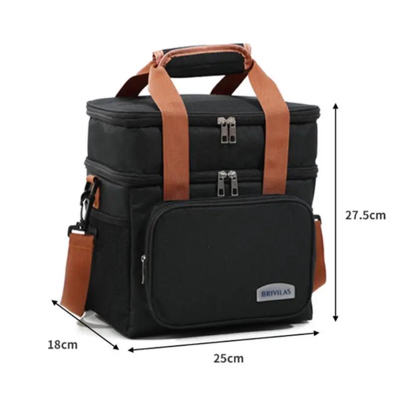 Insulated Lunch Cooler Bag - Grey by salelink.co.nz