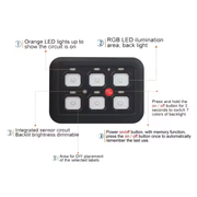 6 Gang Rocker Switch Panel by salelink.co.nz