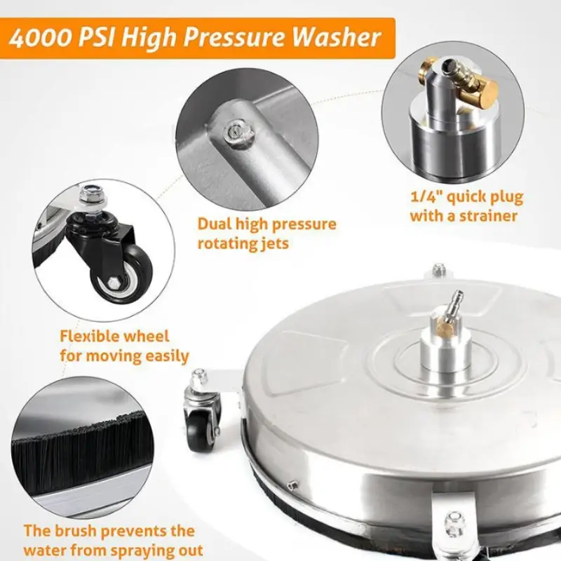18" Pressure Washer Surface Cleaner by salelink.co.nz
