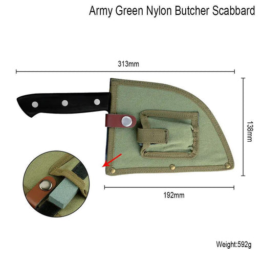 Stainless Steel Meat Cleaver Chef's Knife Cleaver Sheath 1pc by China Dropship